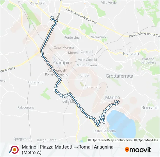 COTRAL Bus Line Map