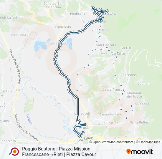 COTRAL Bus Line Map