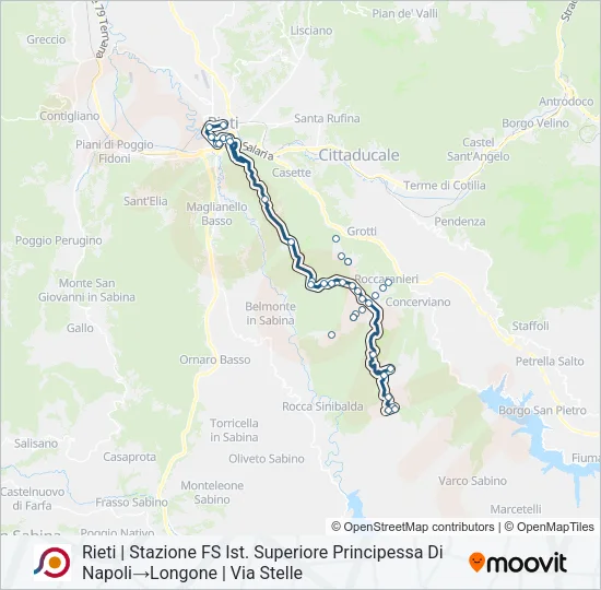 COTRAL Bus Line Map