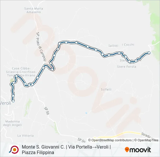COTRAL Bus Line Map