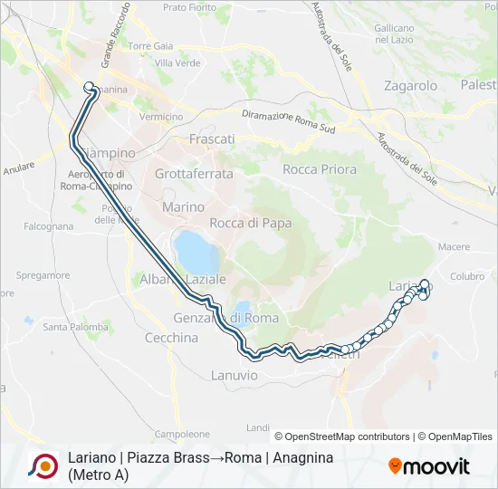 COTRAL Bus Line Map