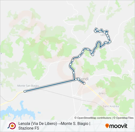 COTRAL Bus Line Map