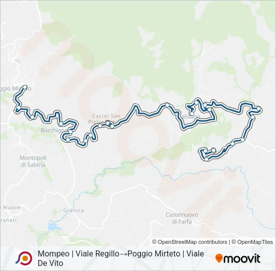 COTRAL Bus Line Map