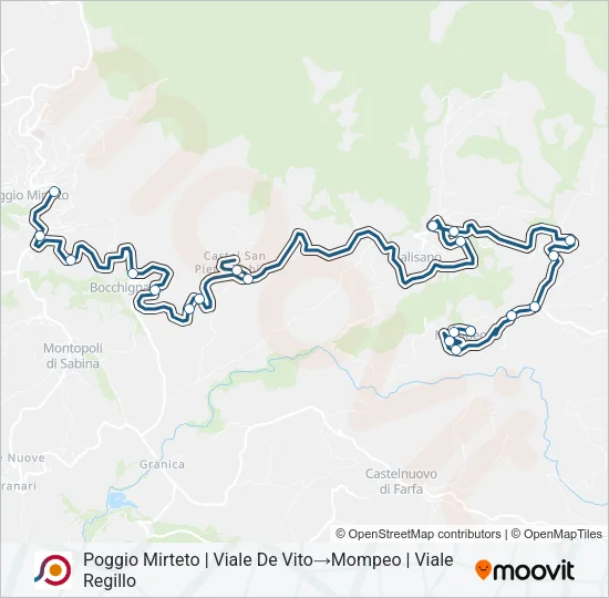COTRAL Bus Line Map