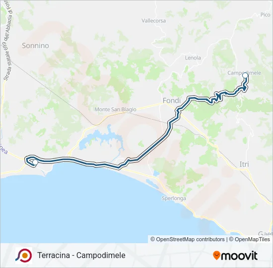 COTRAL Bus Line Map