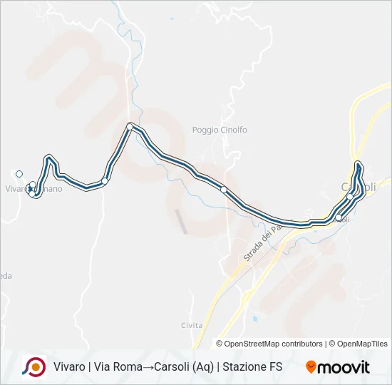 COTRAL Bus Line Map