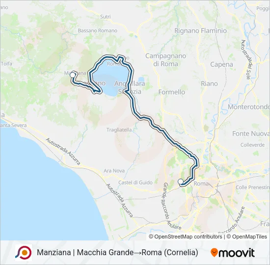 COTRAL Bus Line Map