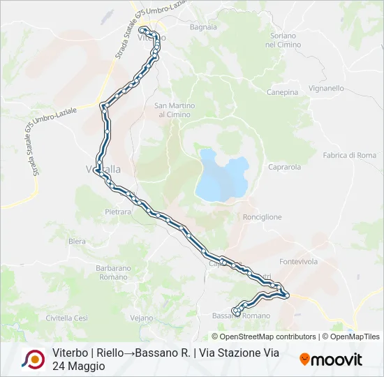 COTRAL Bus Line Map