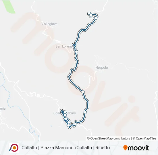 COTRAL Bus Line Map