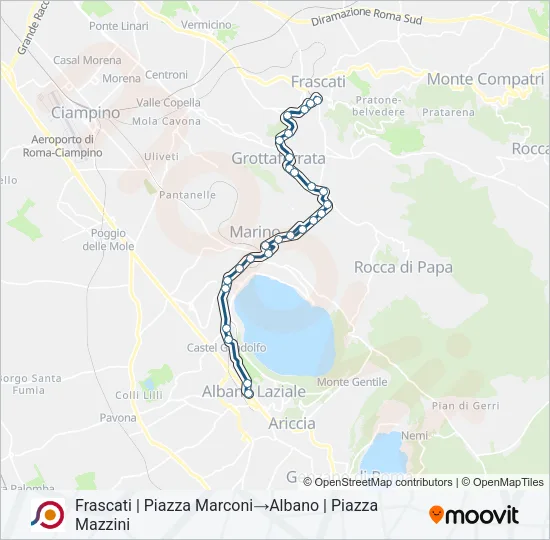 COTRAL Bus Line Map