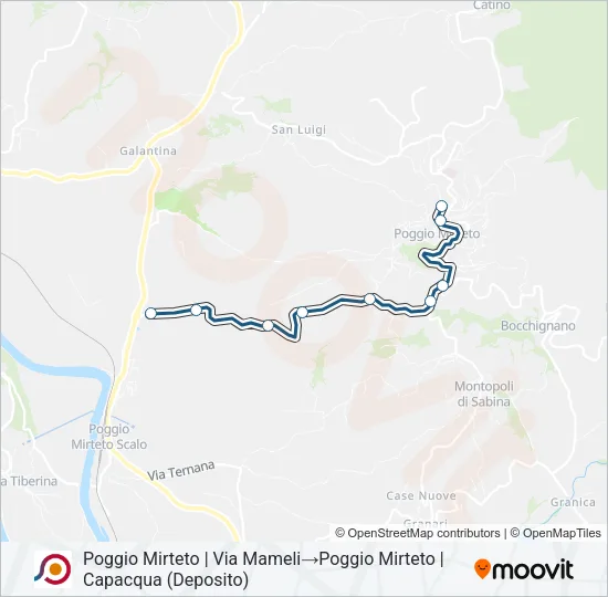 COTRAL Bus Line Map