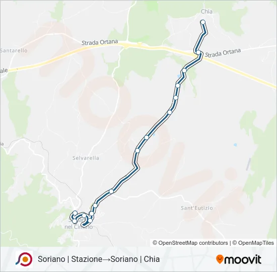 COTRAL Bus Line Map