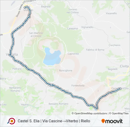 COTRAL Bus Line Map