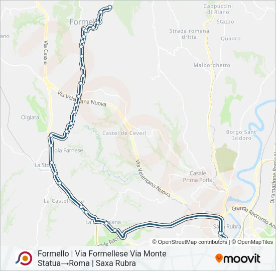 COTRAL Bus Line Map