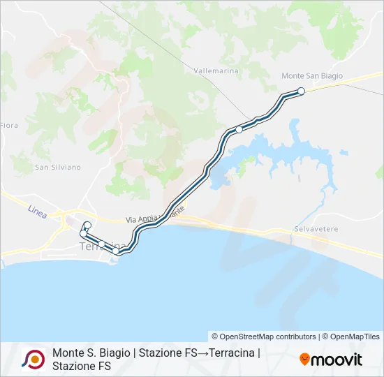COTRAL Bus Line Map