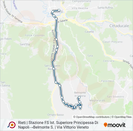 COTRAL Bus Line Map