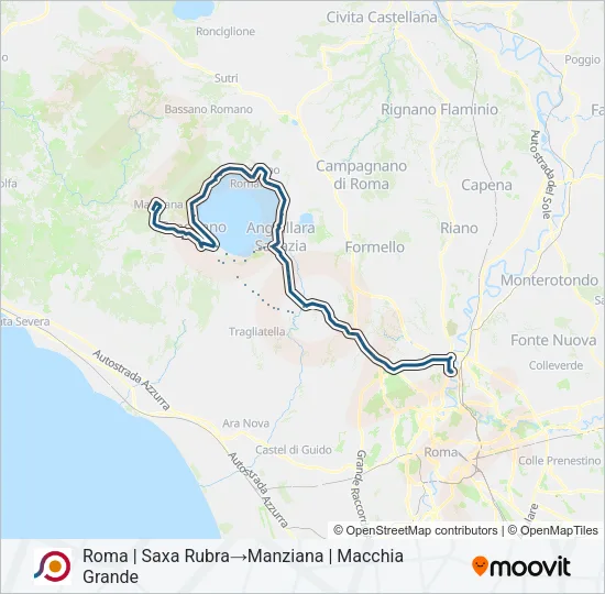 COTRAL Bus Line Map