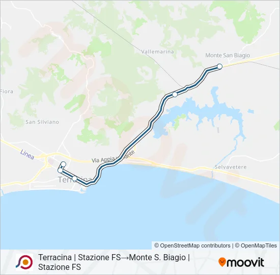 COTRAL Bus Line Map