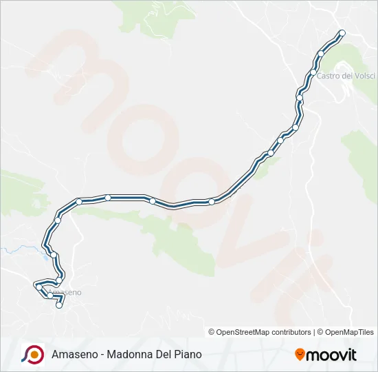COTRAL Bus Line Map