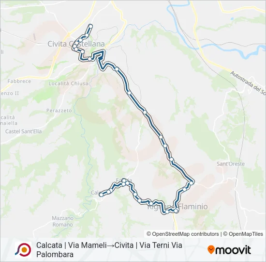 COTRAL Bus Line Map