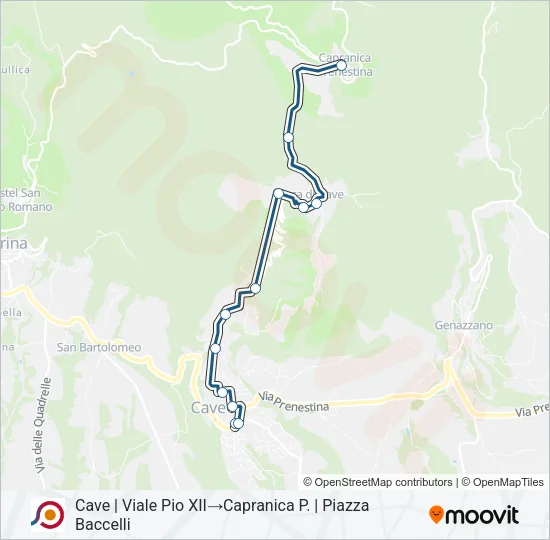 COTRAL Bus Line Map