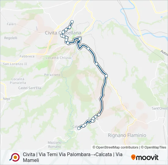 COTRAL Bus Line Map