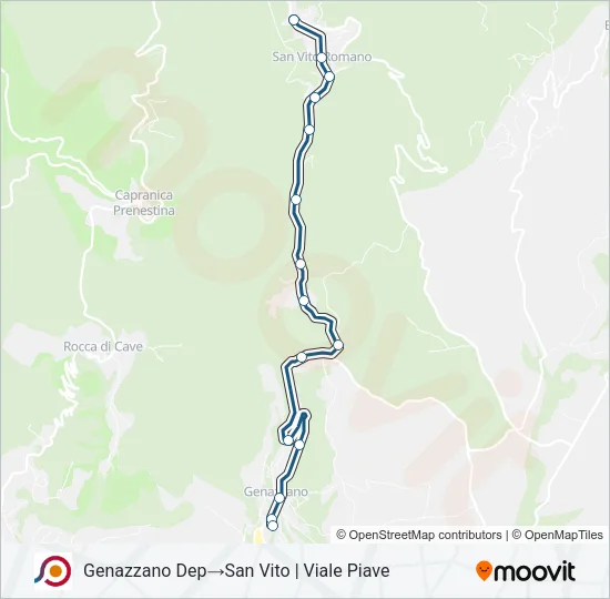 COTRAL Bus Line Map