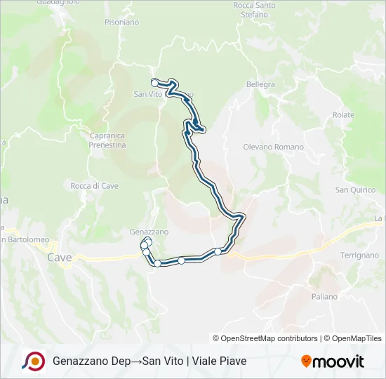 COTRAL Bus Line Map