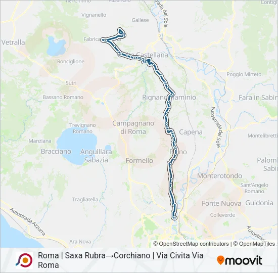 COTRAL Bus Line Map