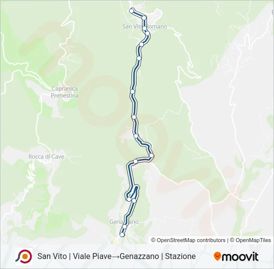 COTRAL Bus Line Map