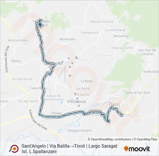 COTRAL Bus Line Map