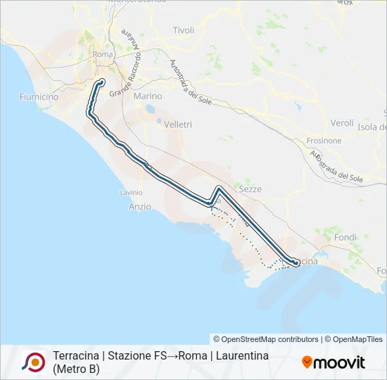 COTRAL Bus Line Map