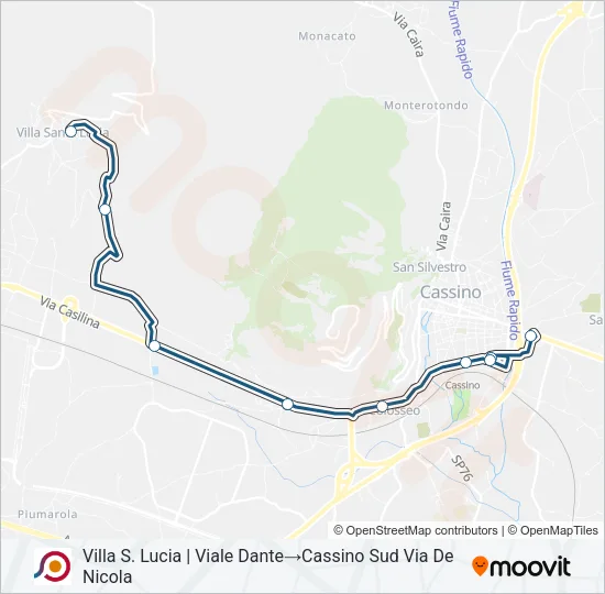 COTRAL Bus Line Map