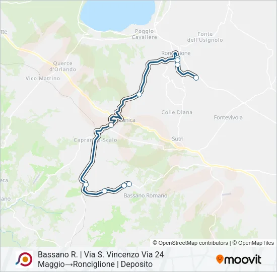 COTRAL Bus Line Map