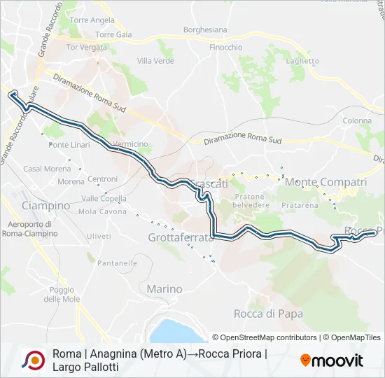 COTRAL Bus Line Map