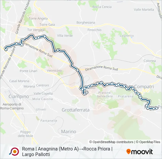 COTRAL Bus Line Map