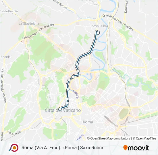 COTRAL Bus Line Map
