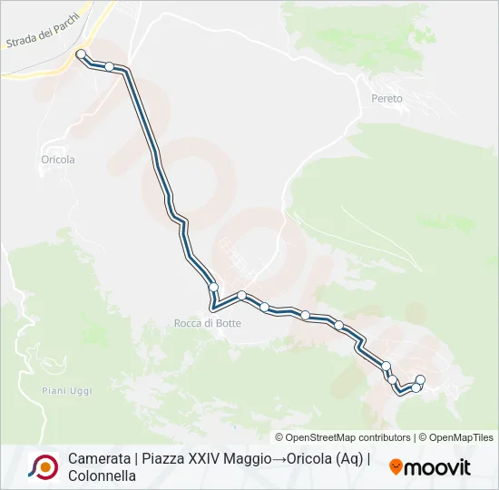 COTRAL Bus Line Map
