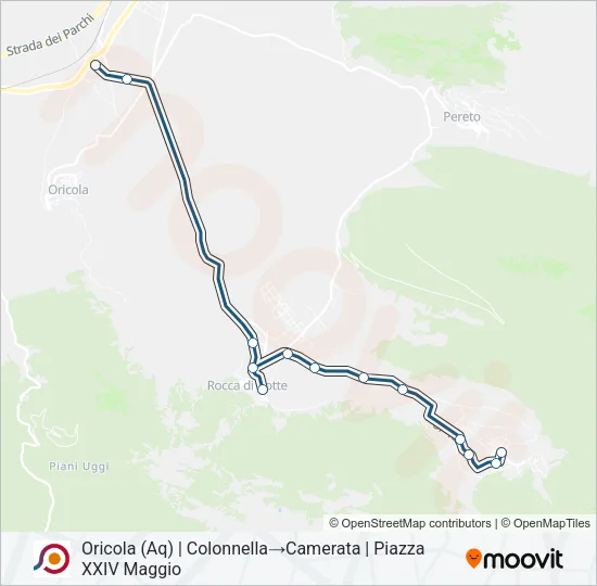 COTRAL Bus Line Map
