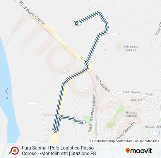 COTRAL Bus Line Map