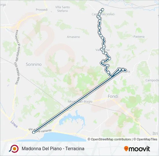 COTRAL Bus Line Map