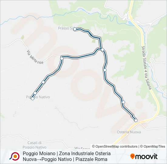 COTRAL Bus Line Map