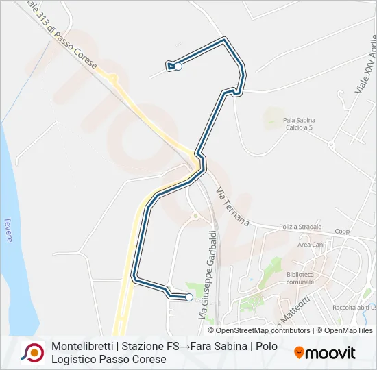 COTRAL Bus Line Map
