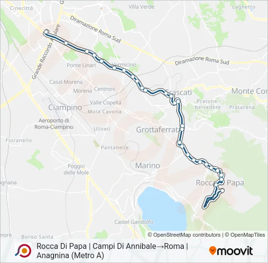 COTRAL Bus Line Map