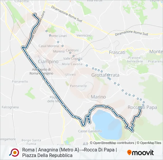 COTRAL Bus Line Map