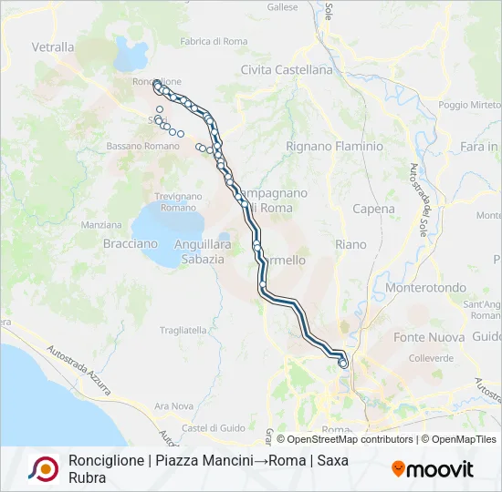 COTRAL Bus Line Map