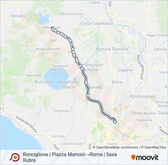 COTRAL Bus Line Map