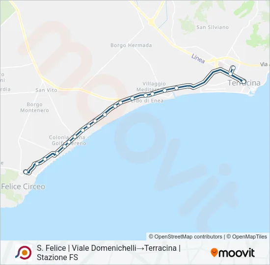COTRAL Bus Line Map