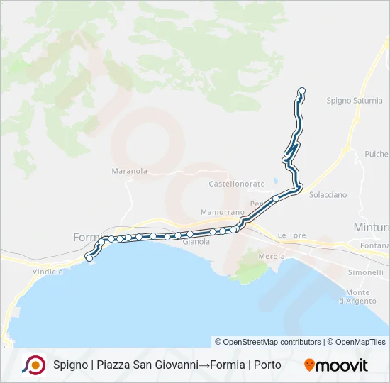 COTRAL Bus Line Map