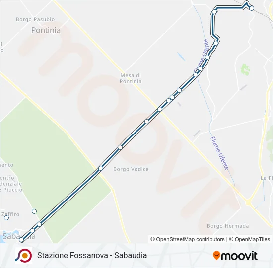 COTRAL Bus Line Map